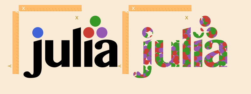 julia logo and circles