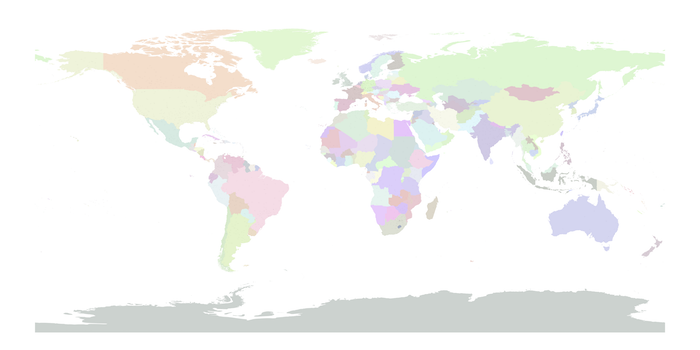 "simple world map"