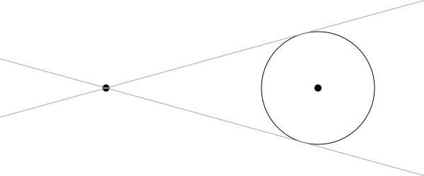 point circle tangents